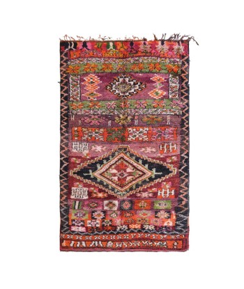 Tapis Berbere marocain pure laine 281 x 173 cm hantent personnes