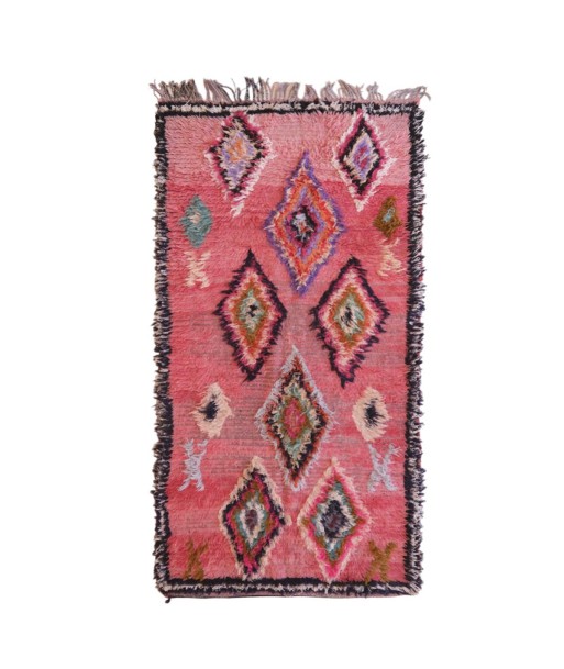 Tapis Berbere marocain pure laine 275 x 127 cm Voir les baskets