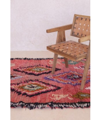 Tapis Berbere marocain pure laine 275 x 127 cm Voir les baskets