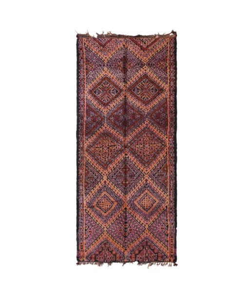 Tapis Berbere marocain pure laine 402 x 180 cm la colonne vertébrale