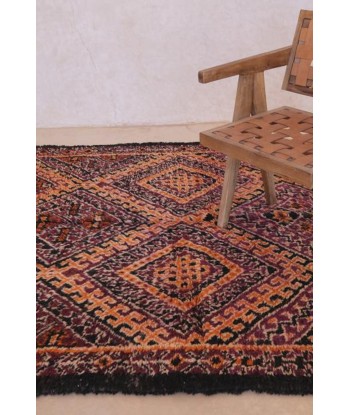 Tapis Berbere marocain pure laine 402 x 180 cm la colonne vertébrale