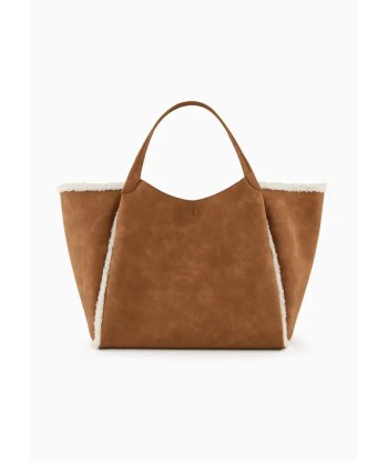 Emporio Armani Grand sac cabas effet mouton Capsule Chalet de votre