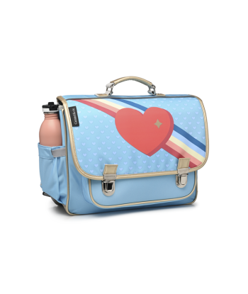 Cartable CARAMEL & CIE Moyen COEUR RAINBOW LOVE 38CM de votre