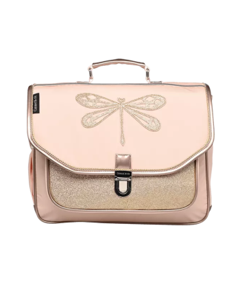 Cartable Moyen CARAMEL & CIE Libellule Rose Par le système avancé 