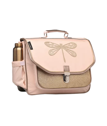 Cartable Moyen CARAMEL & CIE Libellule Rose Par le système avancé 