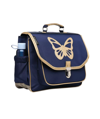 Cartable Moyen CARAMEL & CIE Papillon Bleu du meilleur 