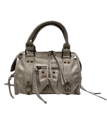 LOUISA LEE - Sac à main cuir Irise Capucine Small pas cher