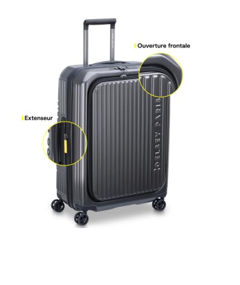 DELSEY - Valise Securitime Moyenne Extensible Anthracite une grave pollution 