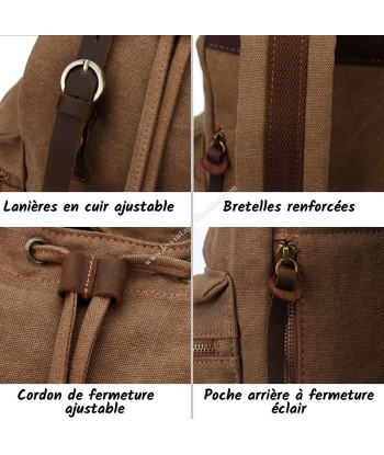 Sac à Dos Vintage Canvas Backpack Dans la société mordern