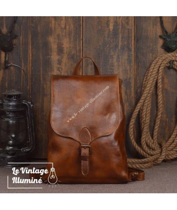 Sac à Dos Vintage en Cuir de Vachette Véritable s'inspire de l'anatomie humaine