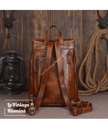 Sac à Dos Vintage en Cuir de Vachette Véritable s'inspire de l'anatomie humaine