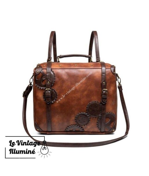 Sac à Dos Vintage Steampunk Simili Cuir 2023