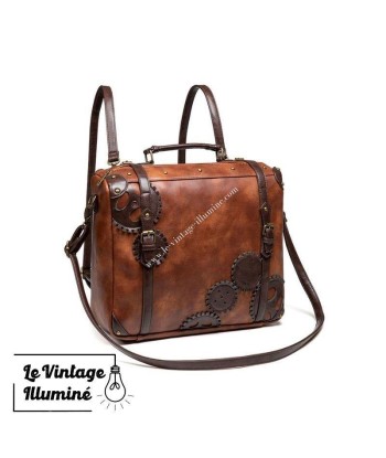 Sac à Dos Vintage Steampunk Simili Cuir 2023