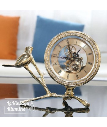 Horloge à Poser Oiseau Doré livraison et retour toujours gratuits