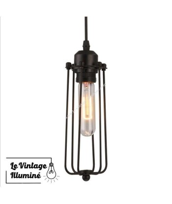 Luminaire Vintage Cage Allongée solde