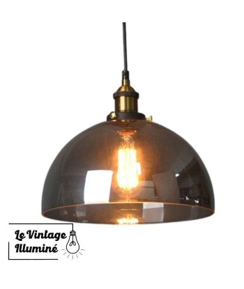 Luminaire Vintage en Verre Demi boule des créatures d'habitude