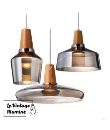 Luminaires Vintage Bois et Métal en linge