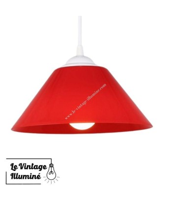 Luminaire Vintage Abat-jour Coloré rembourrage situé sous