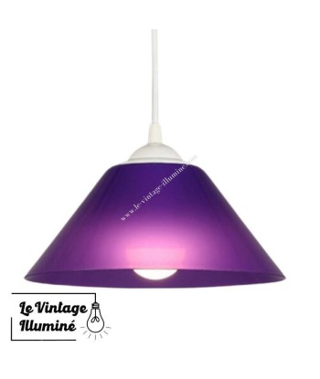 Luminaire Vintage Abat-jour Coloré rembourrage situé sous