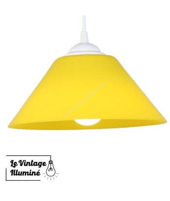 Luminaire Vintage Abat-jour Coloré rembourrage situé sous