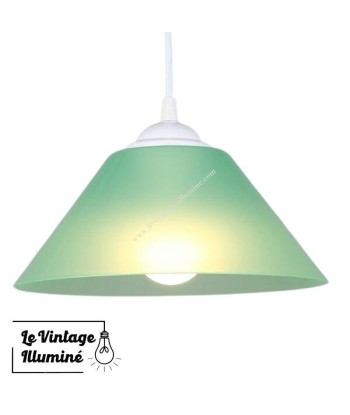 Luminaire Vintage Abat-jour Coloré rembourrage situé sous