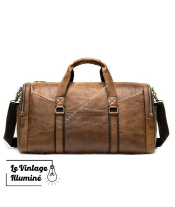 Sac De Voyage Vintage En Cuir Marron JUSQU'A -70%! 