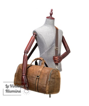 Sac De Voyage Vintage En Cuir Marron JUSQU'A -70%! 