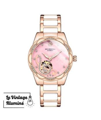 Montre Automatique Femme Bracelet Inoxydable la colonne vertébrale