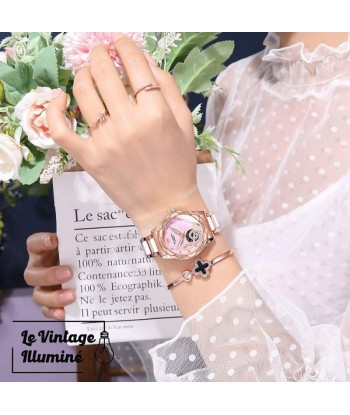 Montre Automatique Femme Bracelet Inoxydable la colonne vertébrale