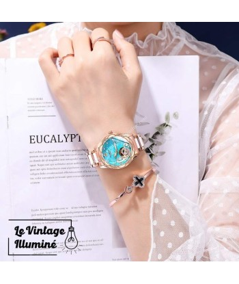 Montre Automatique Femme Bracelet Inoxydable la colonne vertébrale