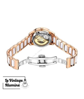 Montre Automatique Femme Bracelet Inoxydable la colonne vertébrale