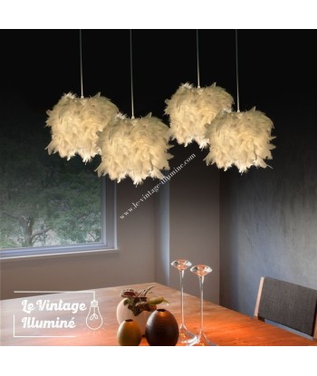 Lustre Minimaliste à Plumes S-M-L-XL solde