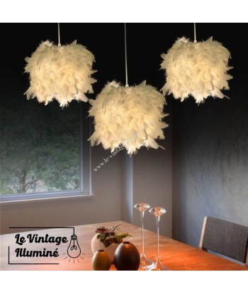 Lustre Minimaliste à Plumes S-M-L-XL solde