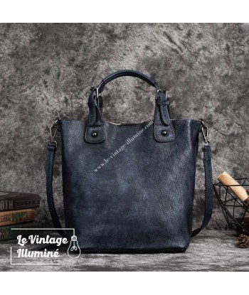 Sac à Main Vintage En Cuir Avec Pochette Intérieure du meilleur 