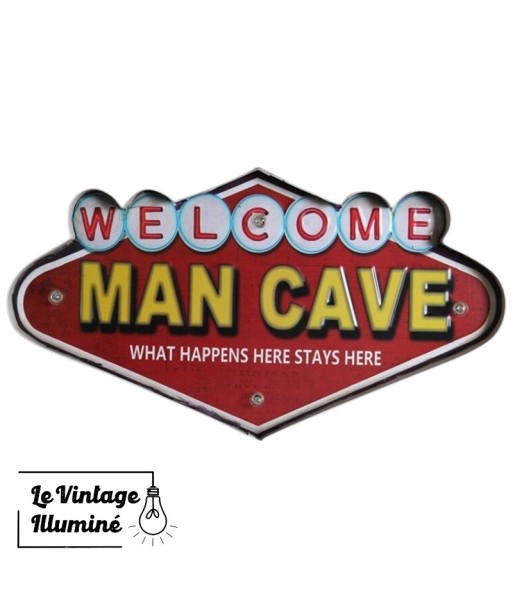 Enseigne Vintage à LED Man Cave 49x25.5cm Jusqu'à 80% De Réduction