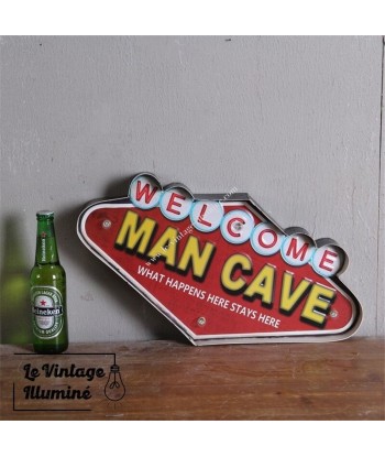 Enseigne Vintage à LED Man Cave 49x25.5cm Jusqu'à 80% De Réduction