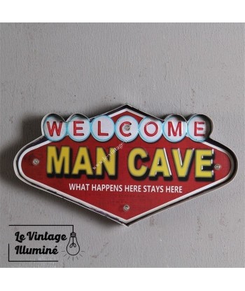 Enseigne Vintage à LED Man Cave 49x25.5cm Jusqu'à 80% De Réduction