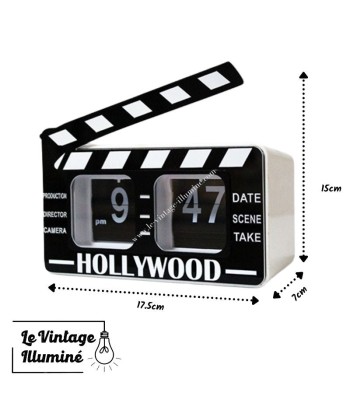 Horloge Flip Flap Clapet de Cinéma Fin de série