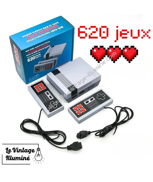 Console rétro avec 620 jeux intégrés votre