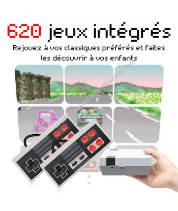 Console rétro avec 620 jeux intégrés votre