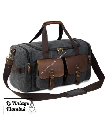 Sac De Voyage Vintage En Toile Canvas 3 Coloris JUSQU'A -70%! 