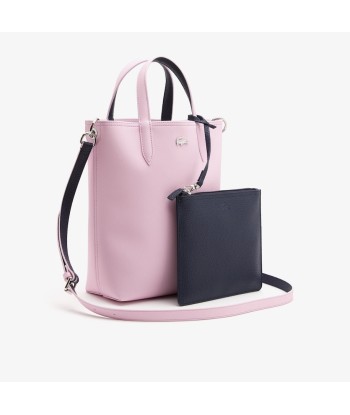 Sac Cabas Lacoste VERTICAL Réversible Rose/marine plus qu'un jeu 