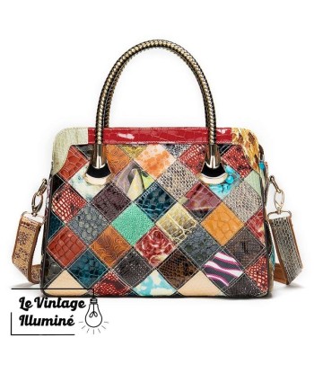 Sac à Main Vintage Cuir Patchwork Comparez et commandez 