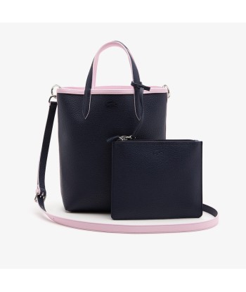 Sac Cabas Lacoste VERTICAL Réversible Rose/marine plus qu'un jeu 