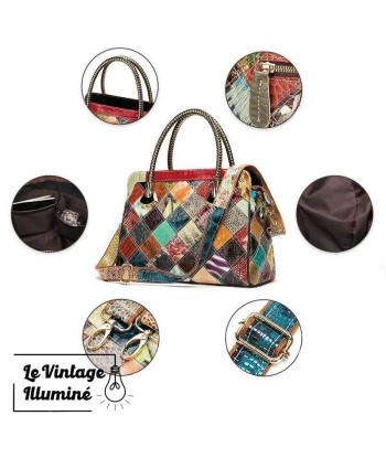 Sac à Main Vintage Cuir Patchwork Comparez et commandez 