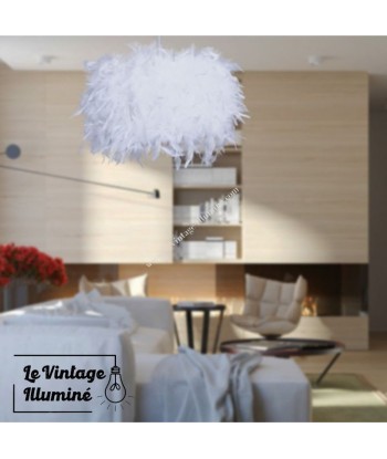 Lustre Minimaliste à Plumes S-M-L-XL Dans la société mordern