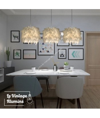 Lustre Minimaliste à Plumes S-M-L-XL Dans la société mordern