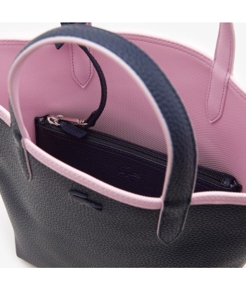 Sac Cabas Lacoste VERTICAL Réversible Rose/marine plus qu'un jeu 