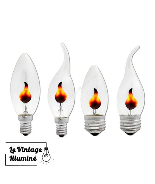 Ampoule Flamme Vacillante E14 E27 Lot de 4/10/20 2 - 3 jours ouvrés.