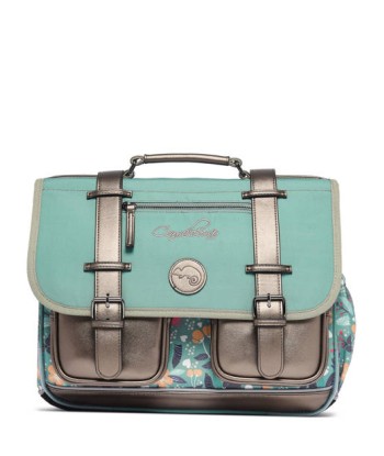 Cartable Caméléon vintage fantasy 2 compartiments 38cm soldes